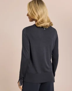 Clearance Pullover mit Kettendetail Strickware