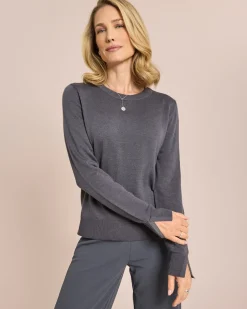 Clearance Pullover mit Kettendetail Strickware