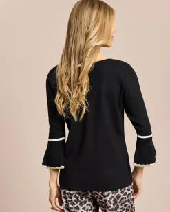 New Pullover mit Kontrasteinsätzen Strickware