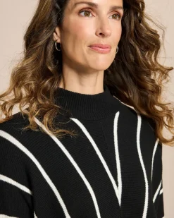 Best Pullover mit Kontraststeifen Strickware