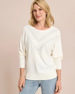 Sale Pullover mit Nietendekoration Strickware