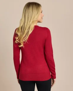 Best Pullover mit Perlendeko Strickware