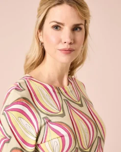 Discount Pullover mit Print Strickware