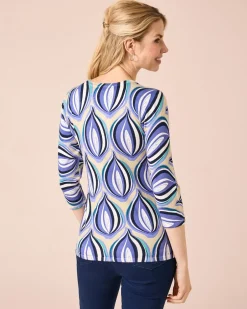 Discount Pullover mit Print Strickware