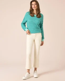 Best Pullover mit Rautenmuster Strickware