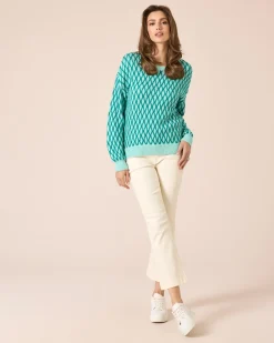 Best Pullover mit Rautenmuster Strickware