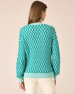 Best Pullover mit Rautenmuster Strickware