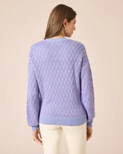 Best Pullover mit Rautenmuster Strickware