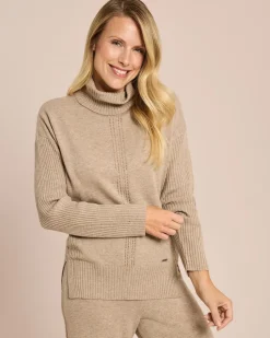 Clearance Pullover mit Rollkragen Strickware