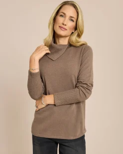 Discount Pullover mit Rollkragen Strickware