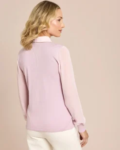 Best Pullover mit Rüsche Strickware