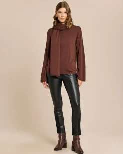 Discount Pullover mit Schal 2-tlg. Set Strickware