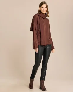 Discount Pullover mit Schal 2-tlg. Set Strickware