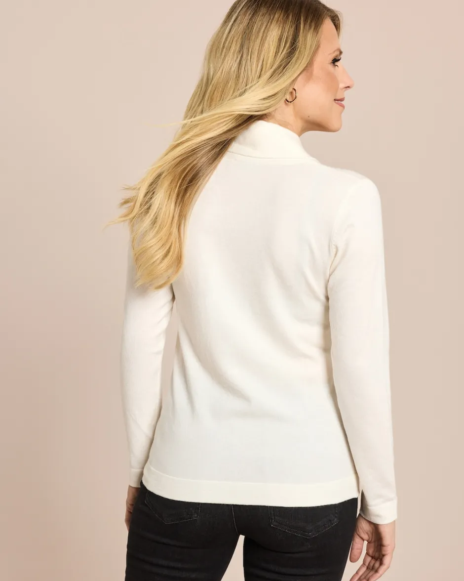 New Pullover mit Schalkragen Strickware