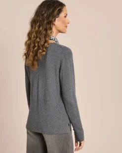 Best Pullover mit Seide Strickware