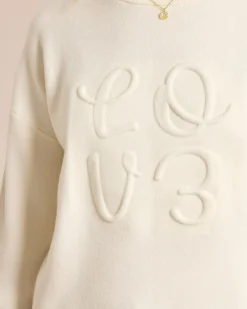 Pullover mit Stanzung Strickware