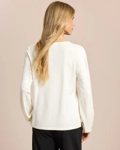 New Pullover mit Strassbesatz Strickware