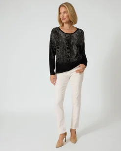 Best Pullover mit Strass-Schlange Strickware