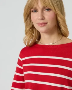 Pullover mit Streifen Strickware