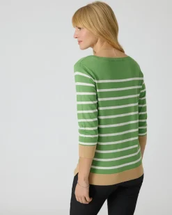 Pullover mit Streifen Strickware