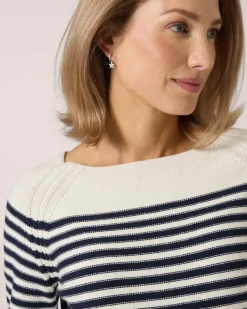 Sale Pullover mit Streifen Strickware