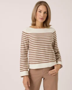 Sale Pullover mit Streifen Strickware