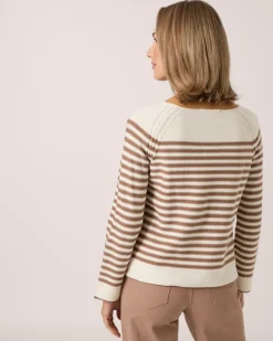 Sale Pullover mit Streifen Strickware