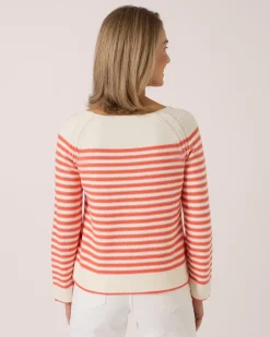 Sale Pullover mit Streifen Strickware