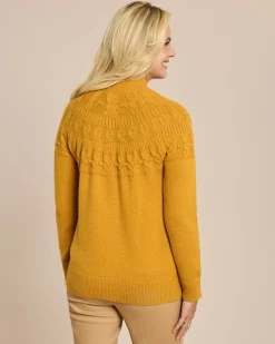 Sale Pullover mit tonalem Strickmuster Strickware