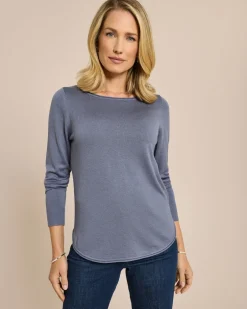 Online Pullover mit U-Boot Ausschnitt Strickware