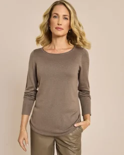 Online Pullover mit U-Boot Ausschnitt Strickware