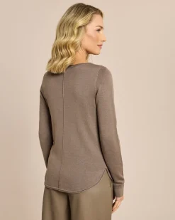 Online Pullover mit U-Boot Ausschnitt Strickware