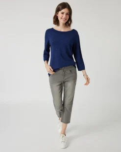 Discount Pullover mit U-Boot-Ausschnitt Strickware