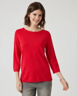 Discount Pullover mit U-Boot-Ausschnitt Strickware