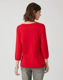 Discount Pullover mit U-Boot-Ausschnitt Strickware