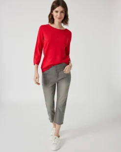 Discount Pullover mit U-Boot-Ausschnitt Strickware