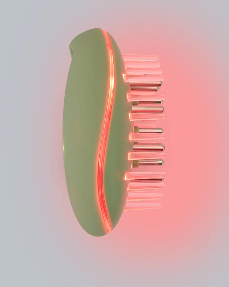 Red Light Scalp Massaging Brush Haarstyling