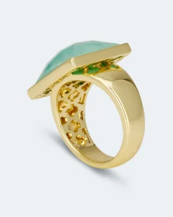 Clearance Ring mit Amazonit Ringe