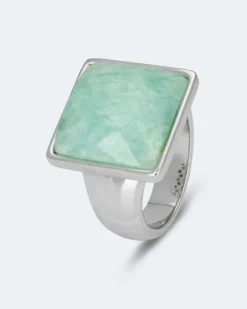 Clearance Ring mit Amazonit Ringe