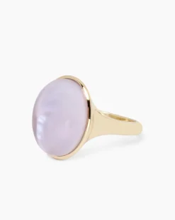 Best Ring mit Amethyst und Perlmutt Ringe