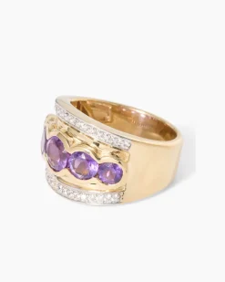 Best Ring mit Amethyst und Zirkon Ringe