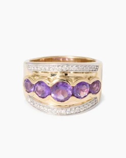 Best Ring mit Amethyst und Zirkon Ringe