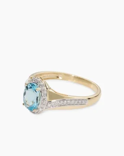 New Ring mit Aquamarin Ringe