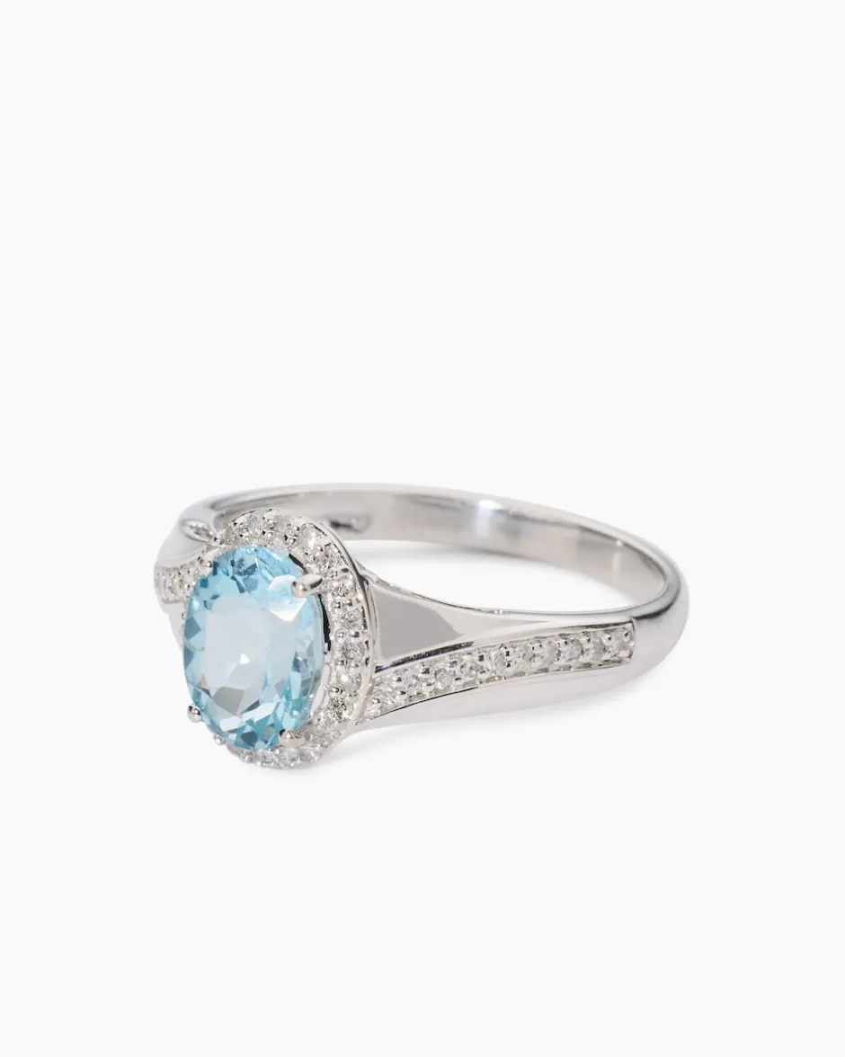 New Ring mit Aquamarin Ringe