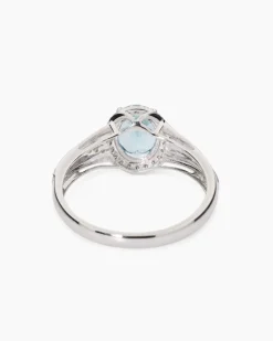 New Ring mit Aquamarin Ringe