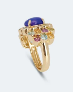 Outlet Ring mit blauem Opal Ringe