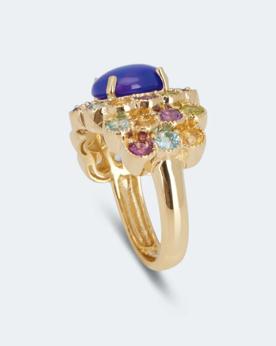 Outlet Ring mit blauem Opal Ringe