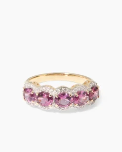 Best Ring mit Malawi Granat + Brillant Ringe