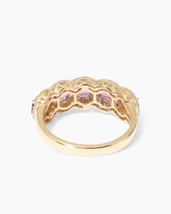 Best Ring mit Malawi Granat + Brillant Ringe