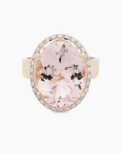 Ring mit Morganit & Brillanten Ringe